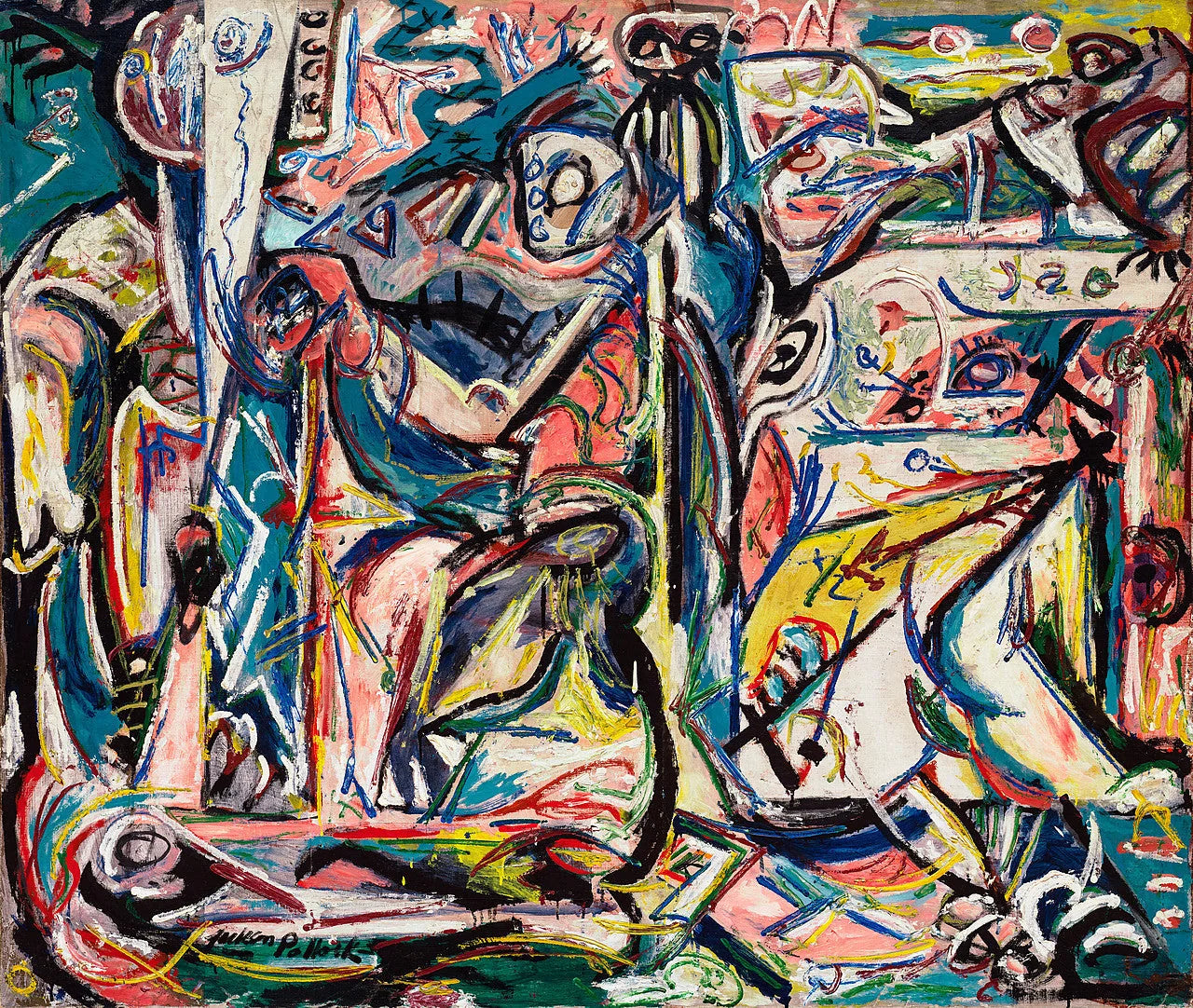 Circoncision - Jackson Pollock image 1 reproduction artisanale de tableau