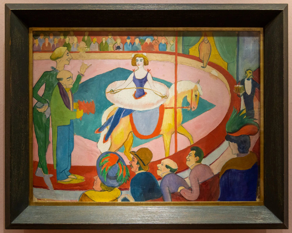 Reproduction du tableau « Q106819394 - August Macke » par Alpha Reproduction en peinture à l’huile