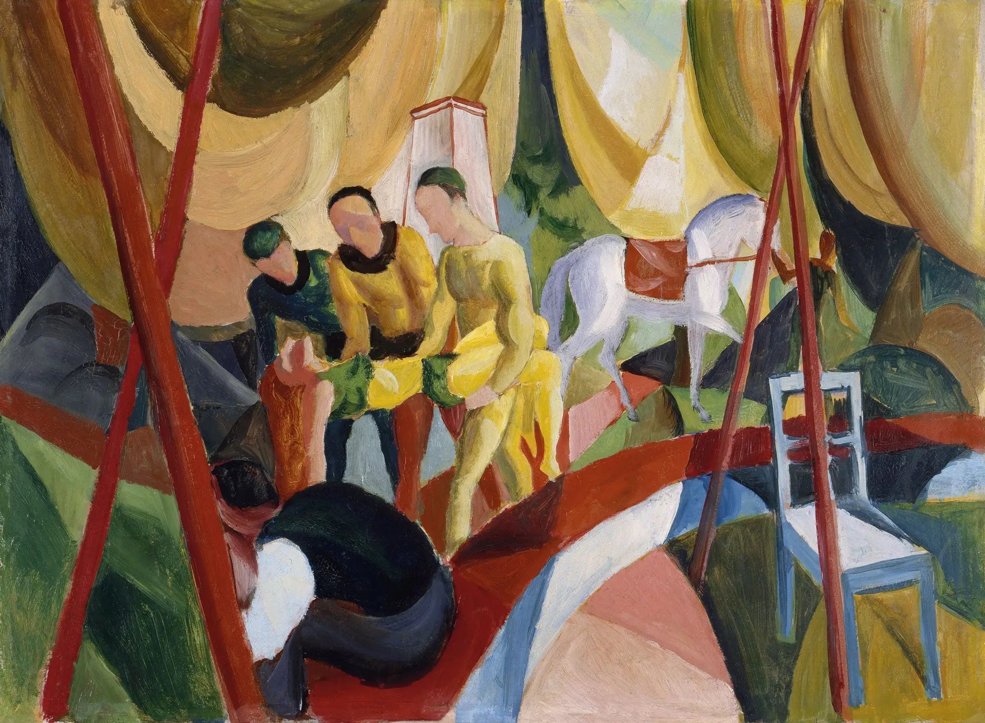 Cirque - August Macke image 1 reproduction de peinture à l’huile