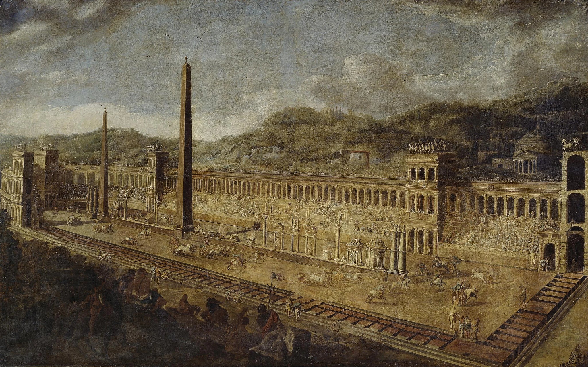 Le Cirque Maxime à Rome - Viviano Codazzi|Micco Spadaro