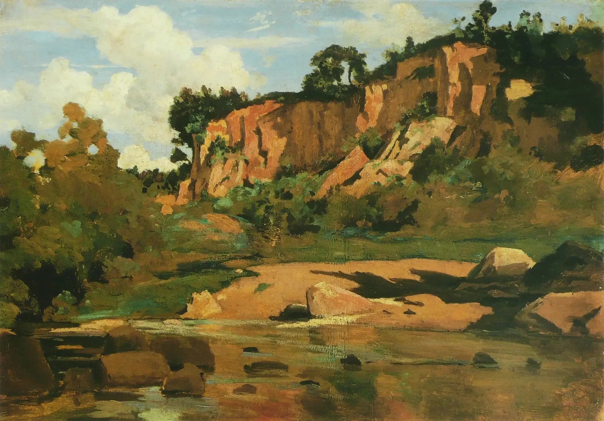 Civita Castellana - Jean-Baptiste Camille Corot image 1 tableau peint à l’huile sur toile