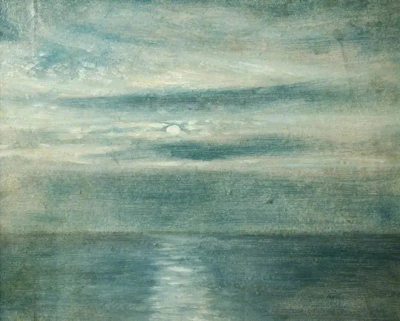 Clair de lune à Brighton - John Constable image 1 reproduction d’œuvre d’art à l’huile
