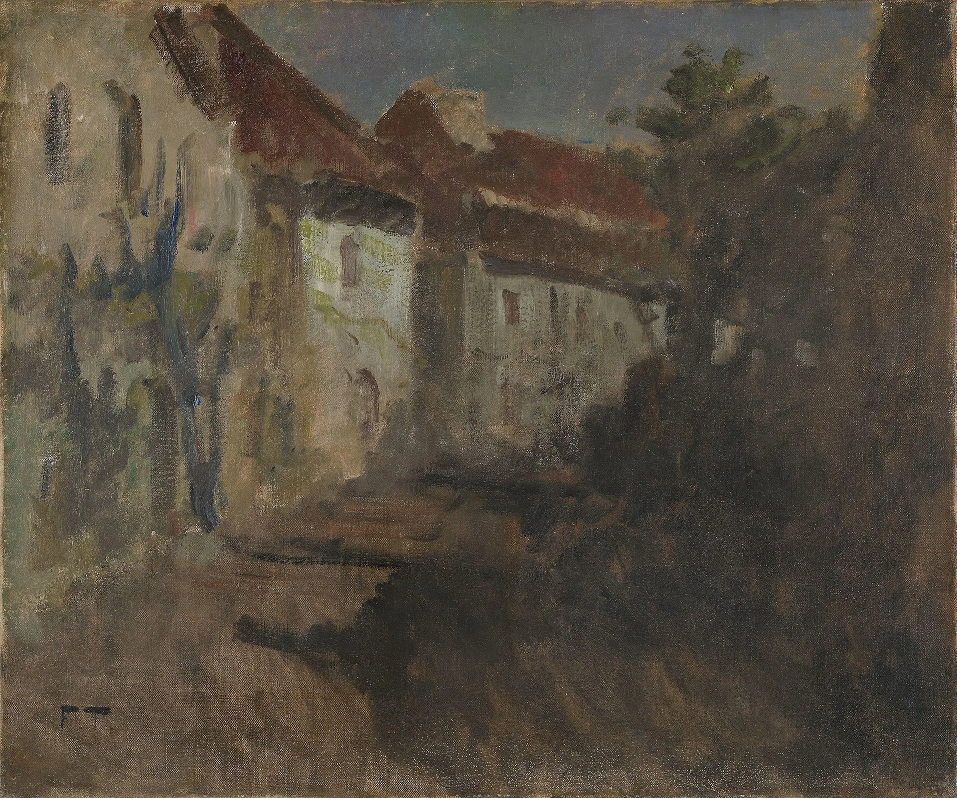 Clair de lune à Dieppe - Frits Thaulow image 1 reproduction de peinture à l’huile