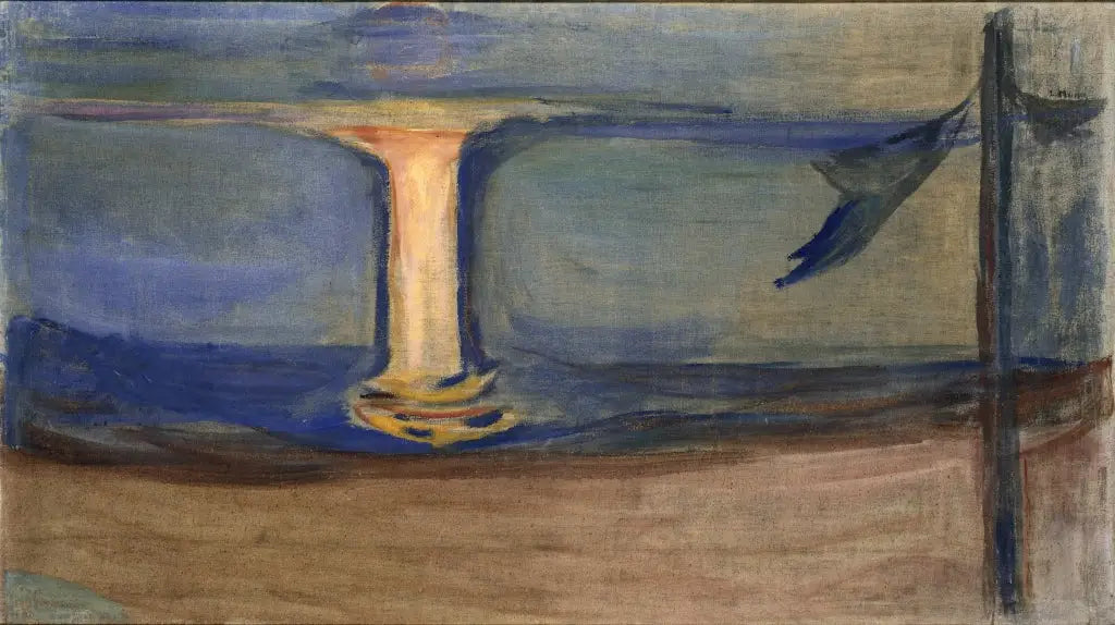Clair de lune en mer (Frise Reinhardt) - Edvard Munch image 1 reproduction réalisée par Alpha Reproduction