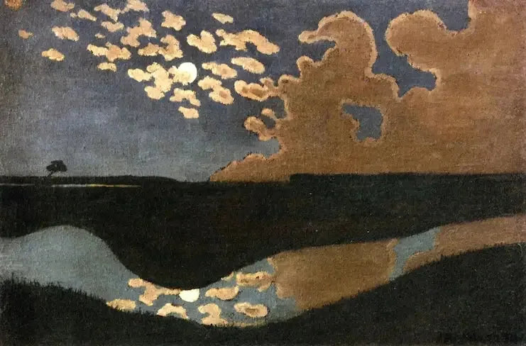 Clair de lune - Félix Vallotton image 1 copie de tableau peinte à la main