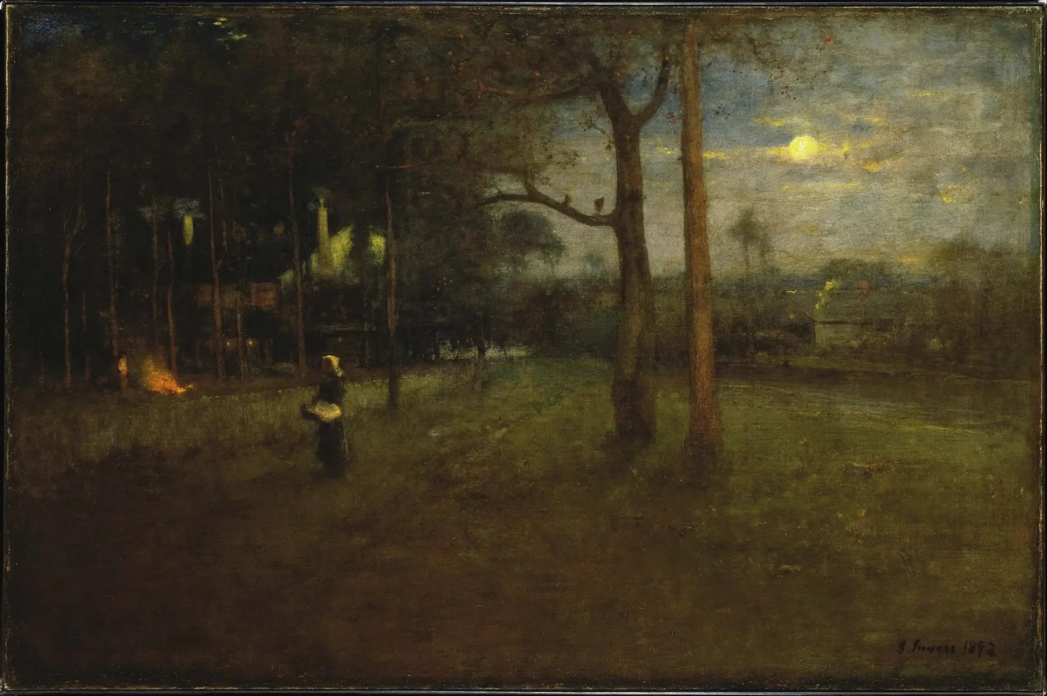 Clair de lune, Tarpon Springs - George Inness image 1 reproduction réalisée par Alpha Reproduction