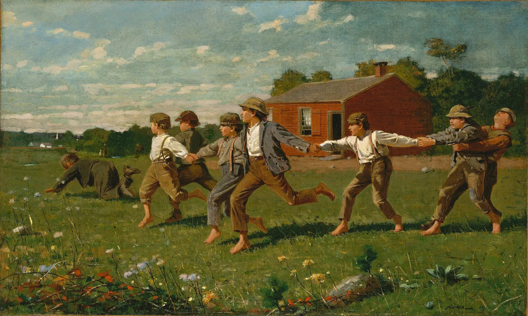 Claquez le fouet - Winslow Homer image 1 copie de tableau peinte à la main