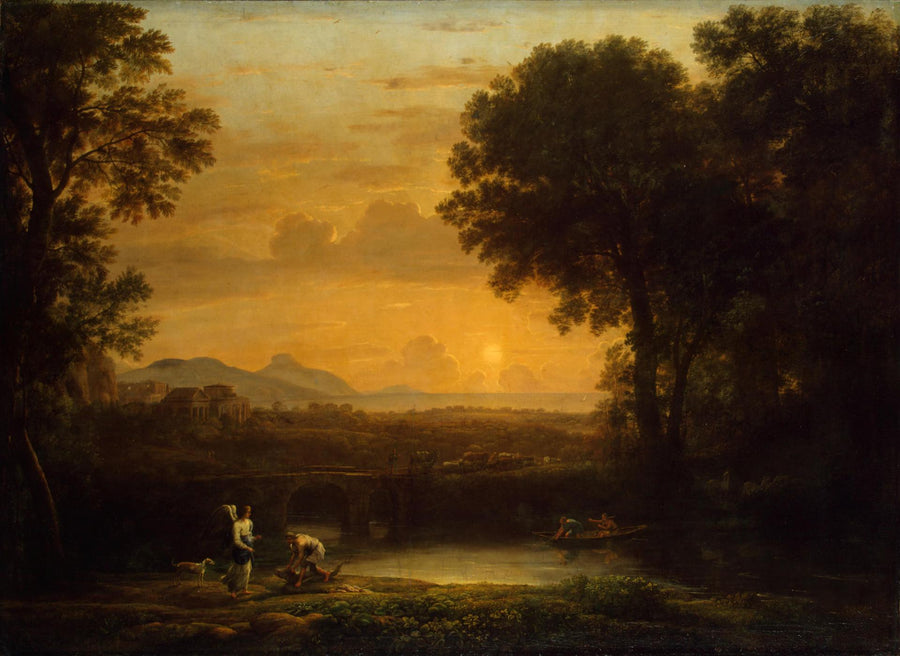 Paysage avec Tobie et l’ange - Claude Lorrain