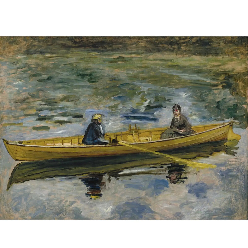 Claude Monet et Mme Henriot - Pierre-Auguste Renoir