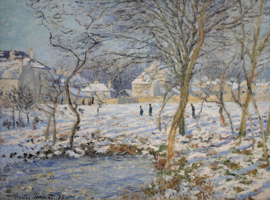 La Mare, effet de neige W350 – Claude Monet