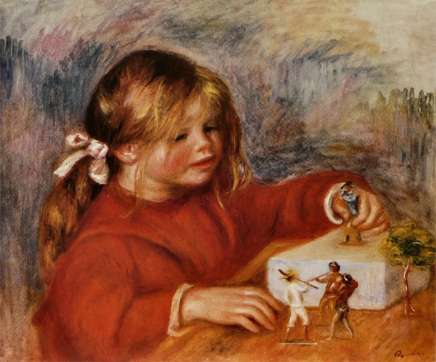 Claude Renoir jouant - Pierre-Auguste Renoir