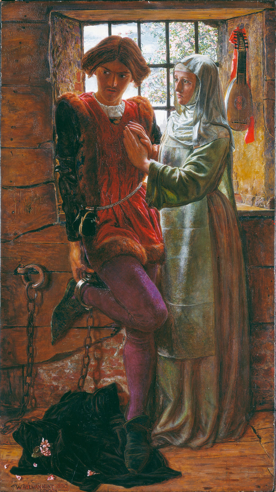 Claudio et Isabelle - William Holman Hunt image 1 tableau peint à l’huile sur toile