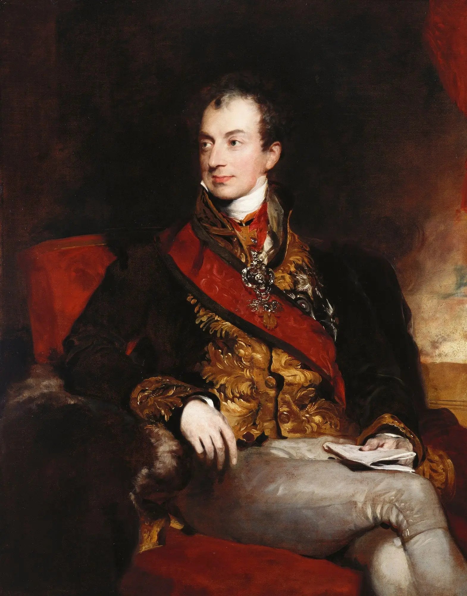 Clément Lothar Wenzel, prince de Metternich (1773-1859) - Thomas Lawrence image 1 reproduction d’œuvre d’art à l’huile