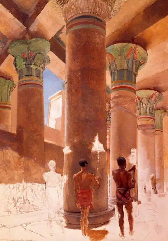 Cléopâtre à Philae - Lawrence Alma-Tadema image 1 tableau peint à l’huile sur toile