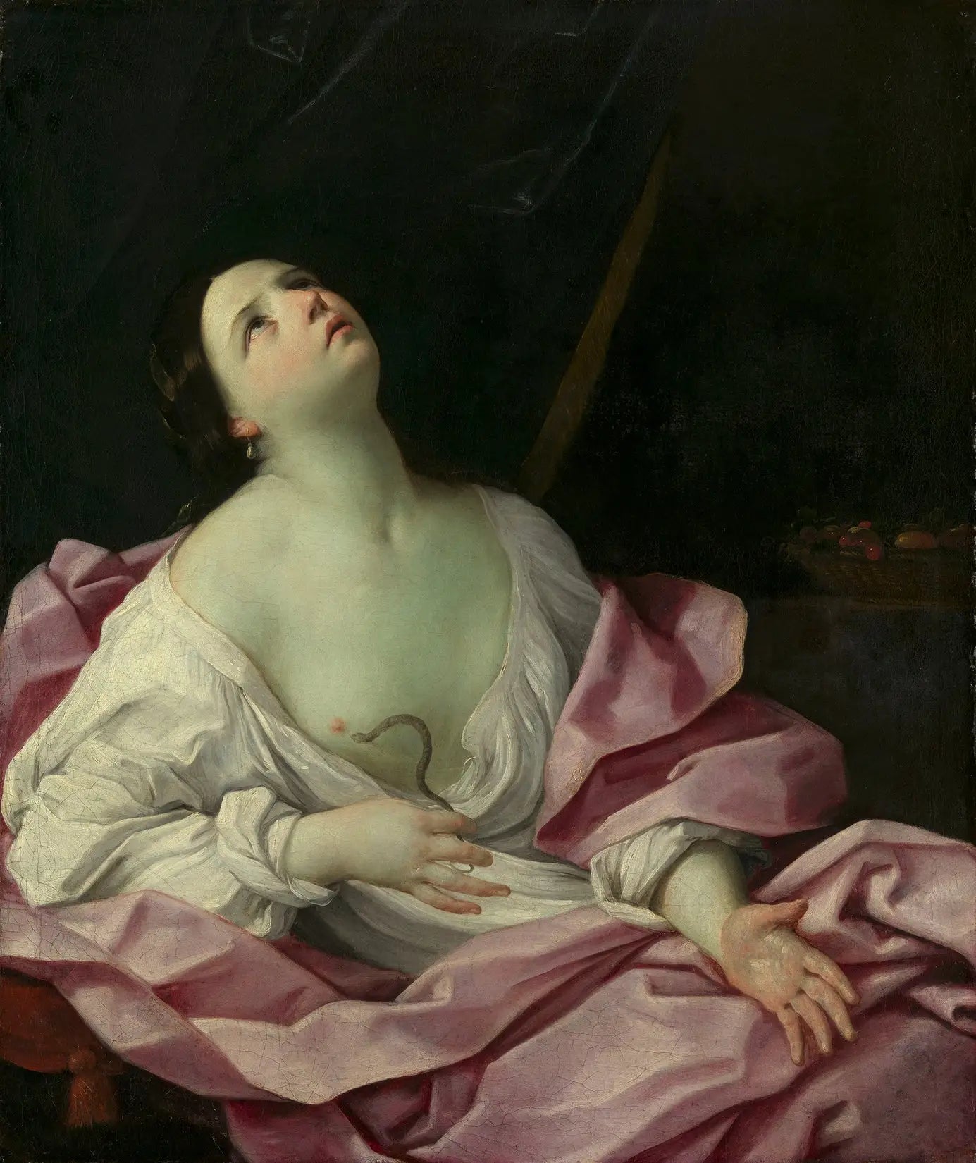 Cléopâtre et l'aspic - Guido Reni image 1 copie de tableau peinte à la main