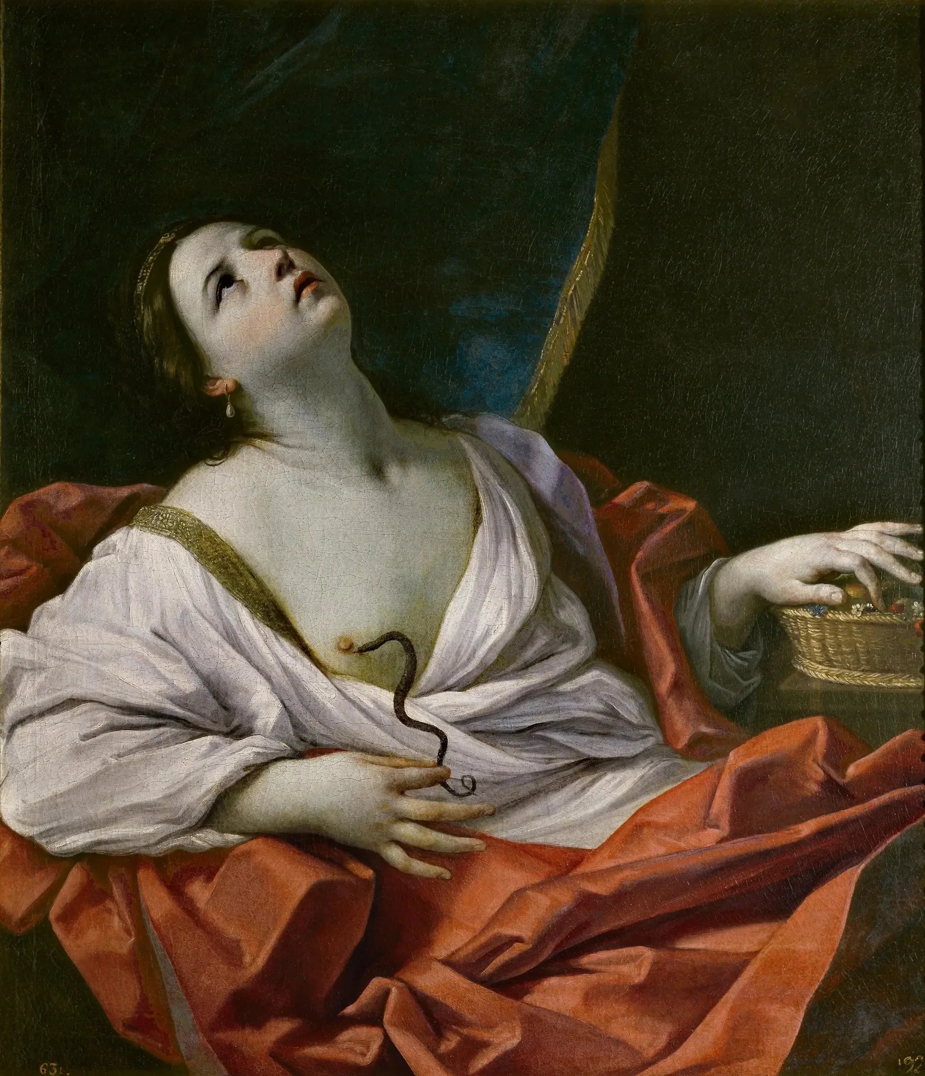 Cléopâtre - Guido Reni image 1 reproduction artisanale de tableau
