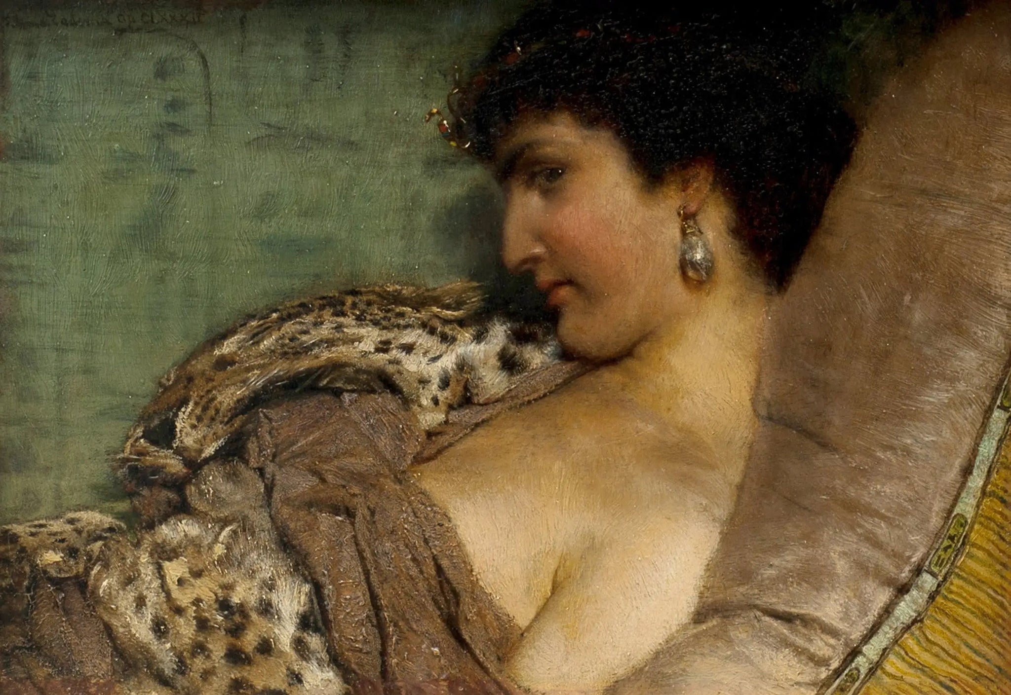 Cléopâtre - Lawrence Alma-Tadema image 1 tableau peint à l’huile sur toile