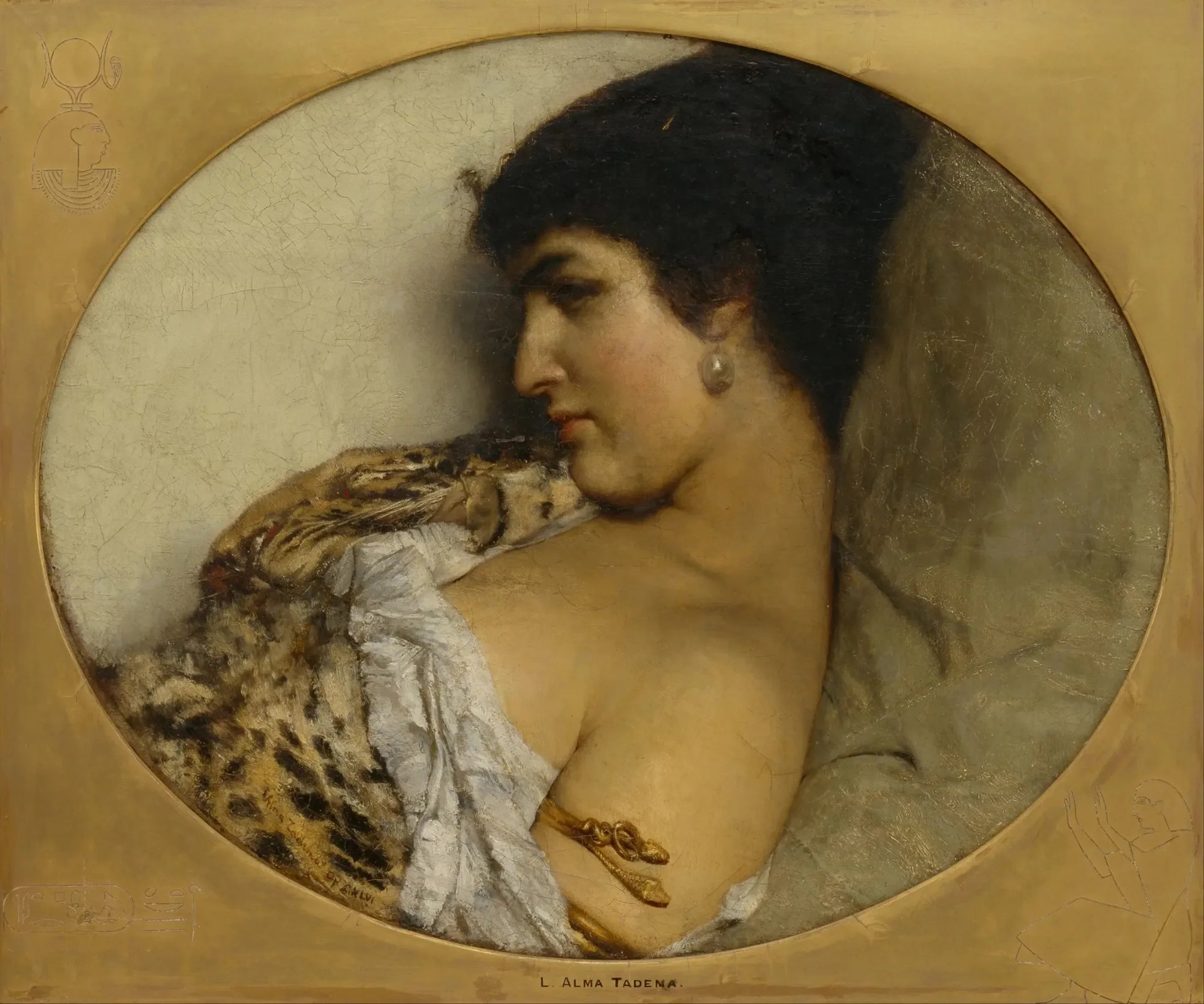 Cléopâtre - Lawrence Alma-Tadema image 1 reproduction artisanale de tableau