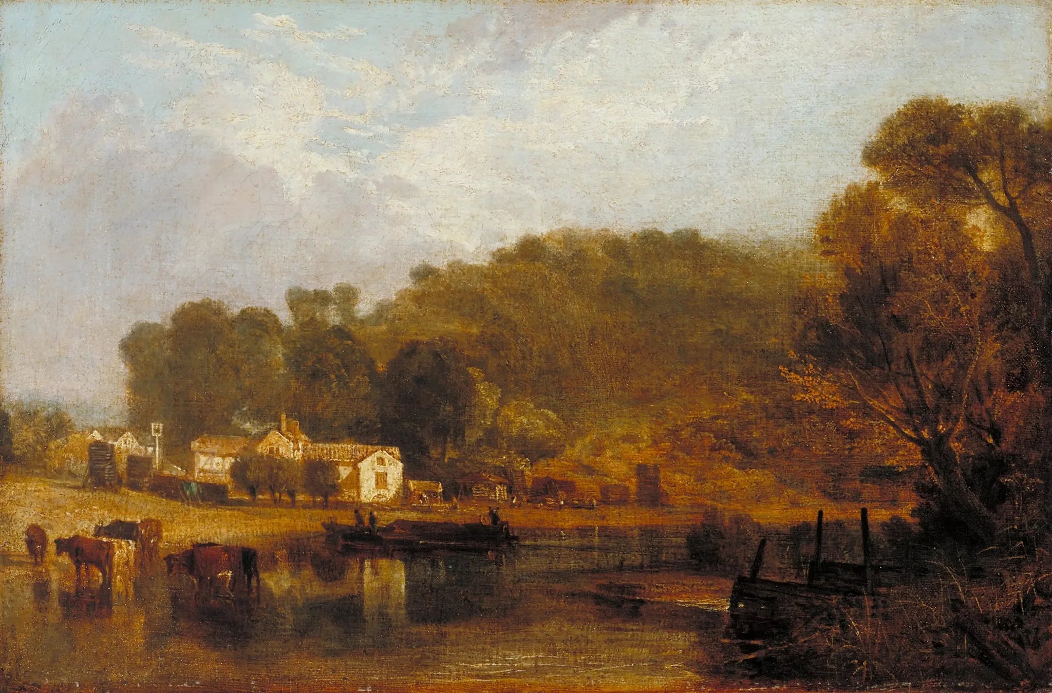 Cliveden on Thames - J. M. W. Turner image 1 reproduction de peinture à l’huile