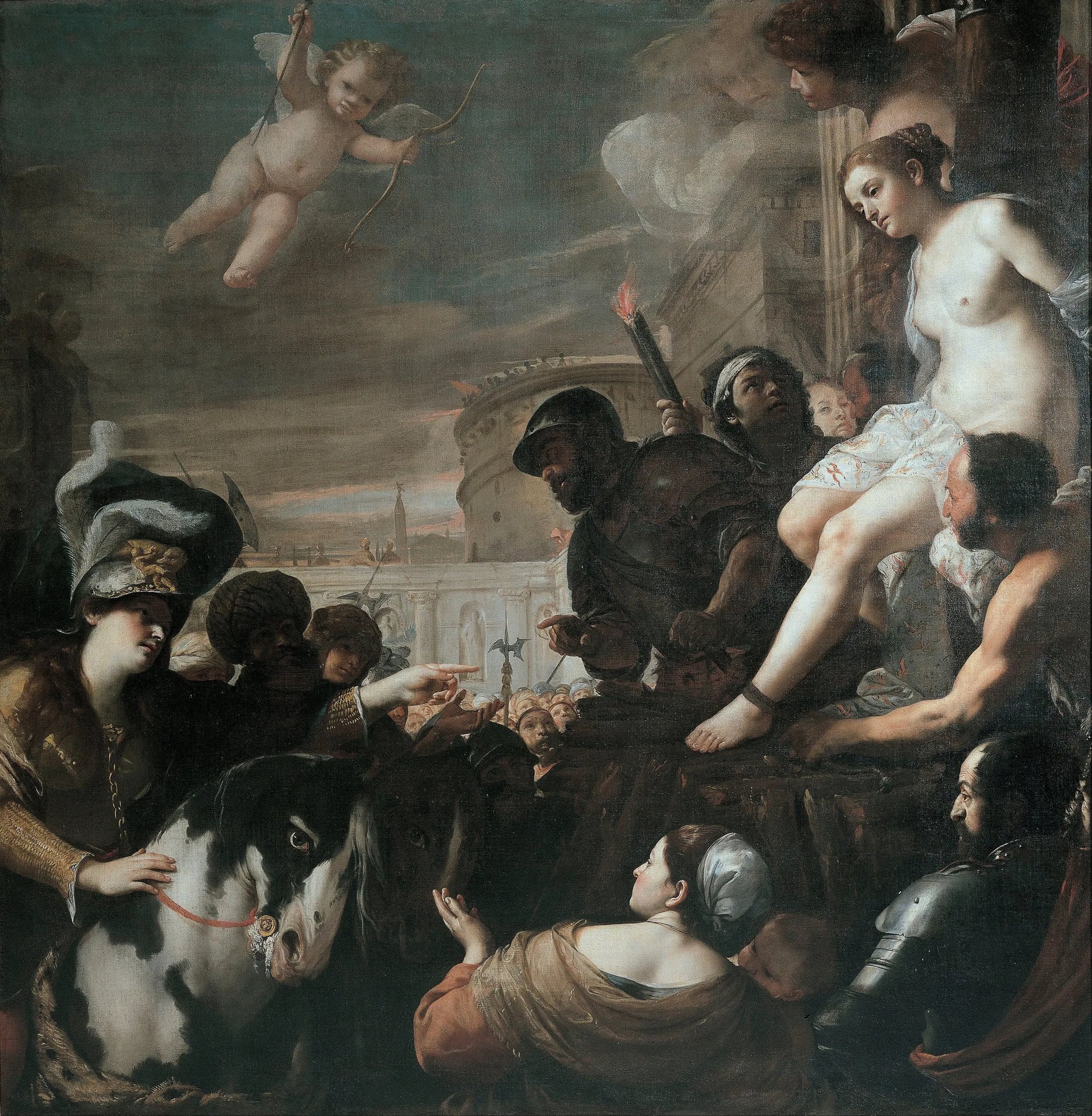 Clorinda sauve Olindo et Sophronia - Mattia Preti image 1 reproduction réalisée par Alpha Reproduction