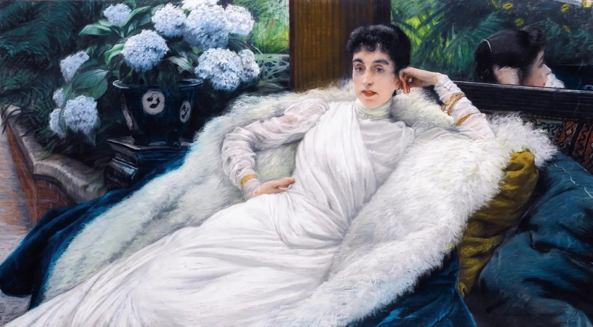 Clotilde Briatte, Comtesse Pillet-Will - James Tissot image 1 reproduction artisanale de tableau