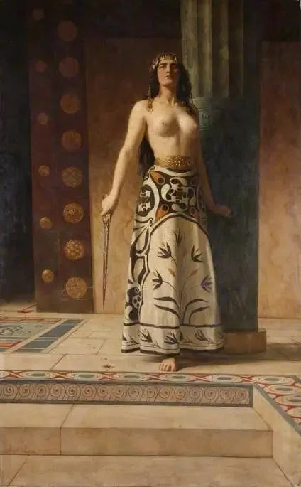 Clytemnestre - John Collier image 1 copie peinte à la main à l’huile