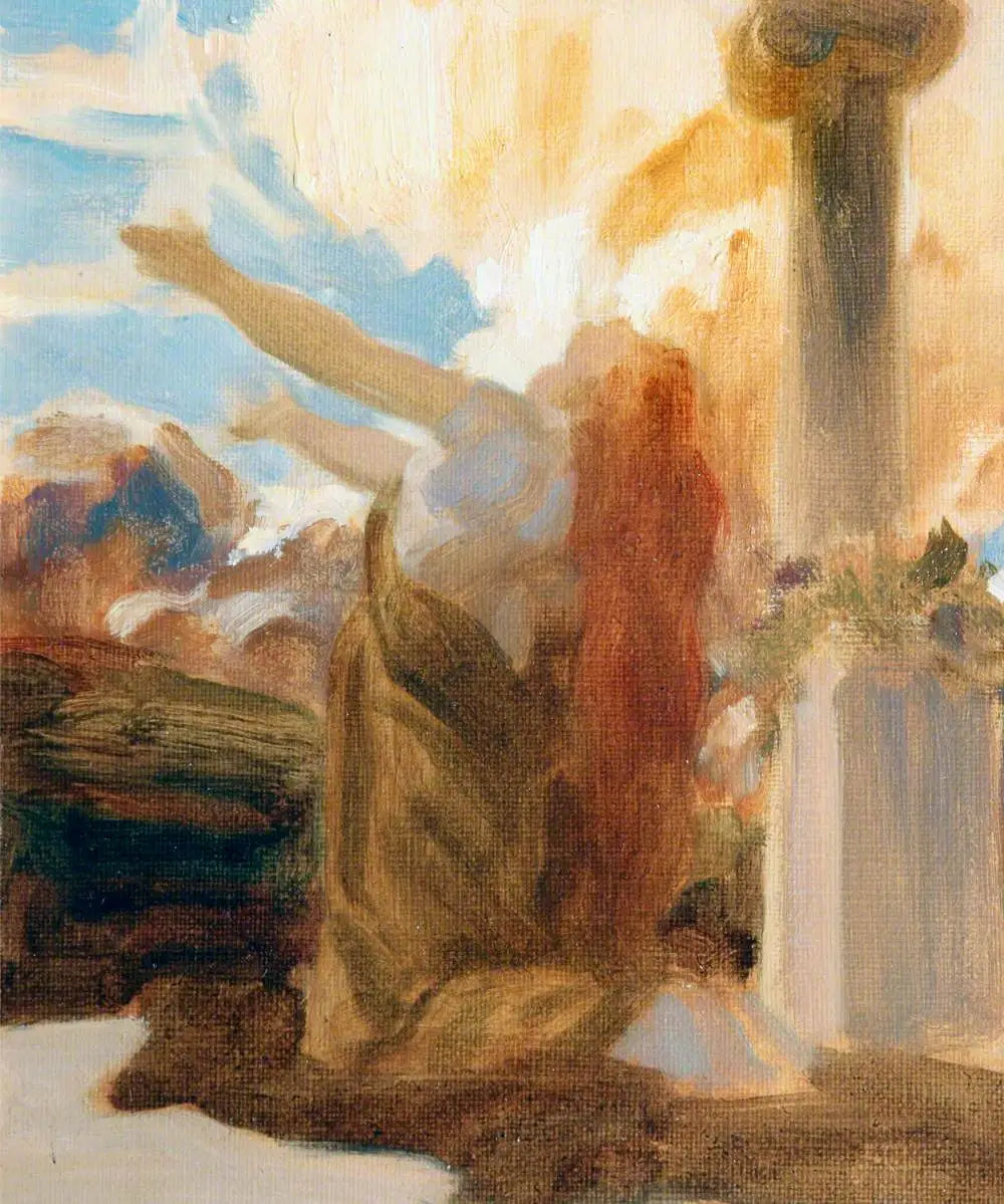 Clytie (croquis) - Frederic Leighton image 1 reproduction réalisée par Alpha Reproduction