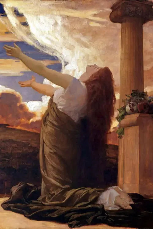 Clytie - Frederic Leighton image 1 reproduction de peinture à l’huile