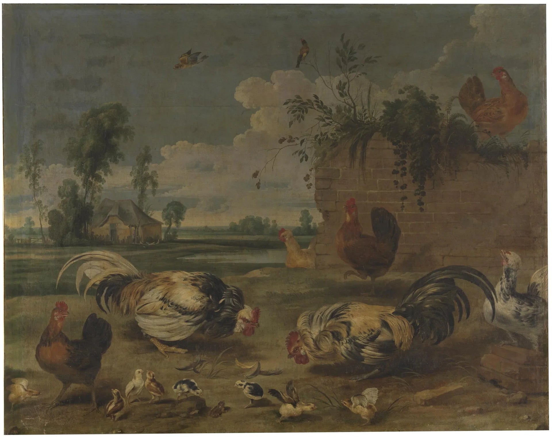 Cock Fight - Frans Snyders image 1 tableau peint à l’huile sur toile