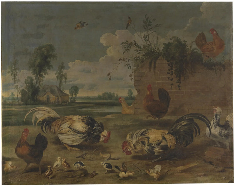 Cock Fight - Frans Snyders
