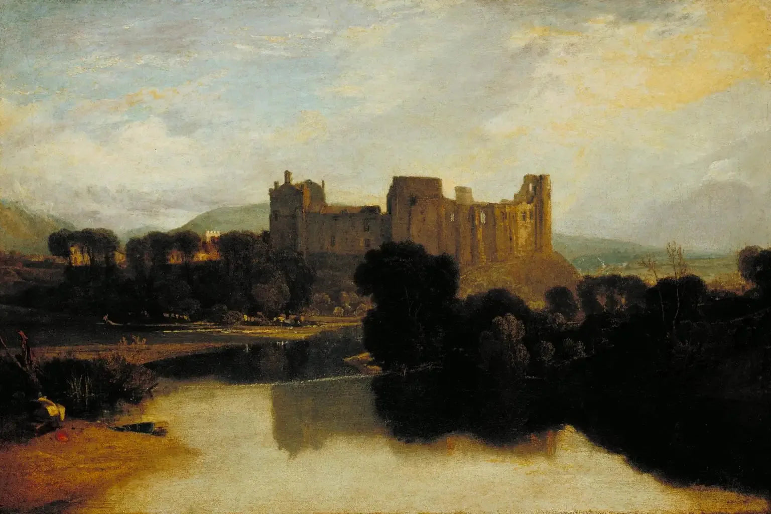 Cockermouth Castle - J. M. W. Turner image 1 reproduction d’œuvre d’art à l’huile
