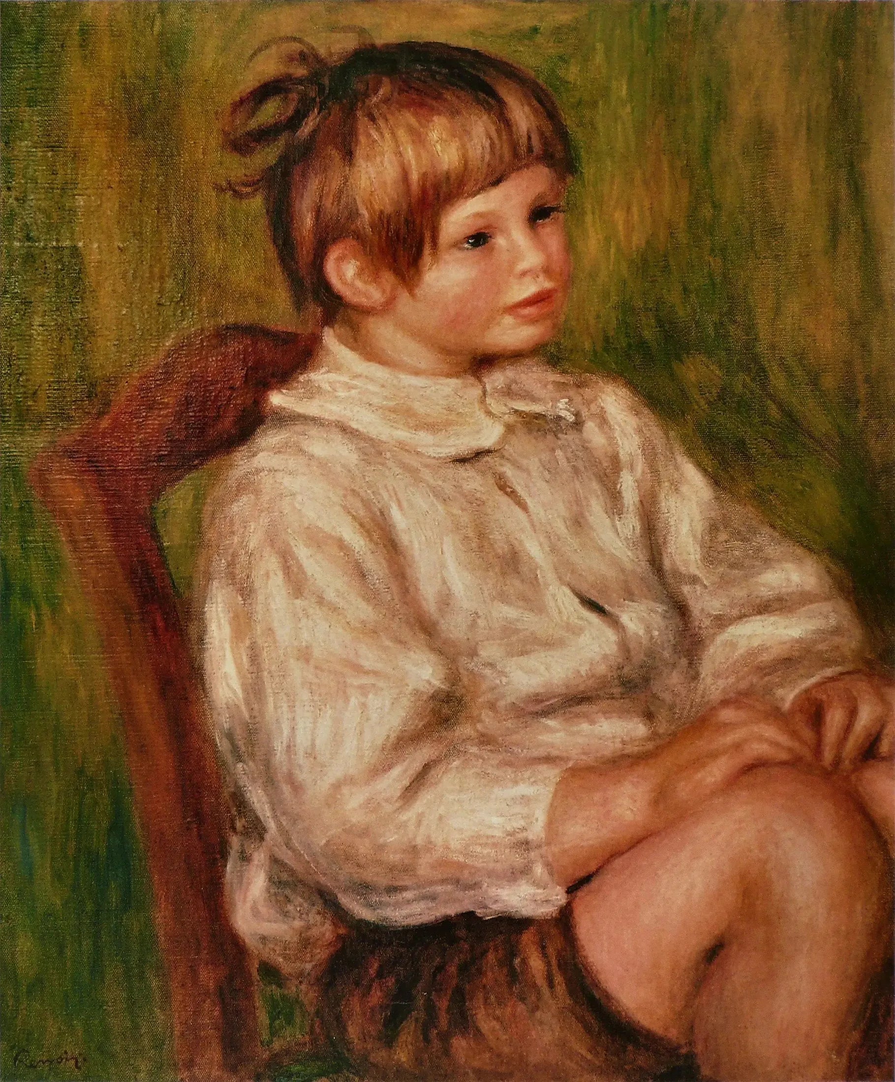 Coco (Claude Renoir) - Pierre-Auguste Renoir image 1 tableau peint à l’huile sur toile