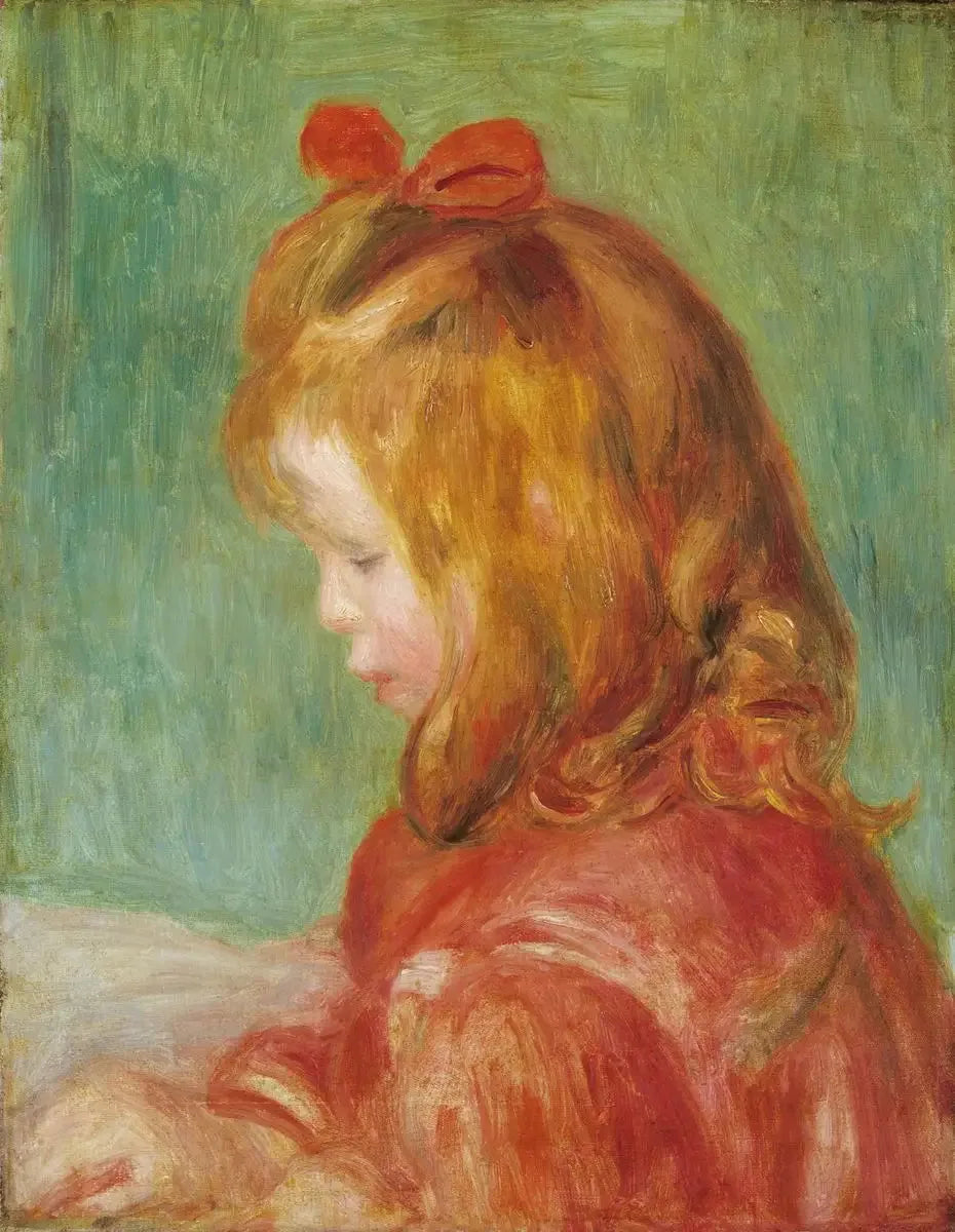 Coco (Le plus jeune fils de l'artiste, Claude) - Pierre-Auguste Renoir image 1 reproduction artisanale de tableau