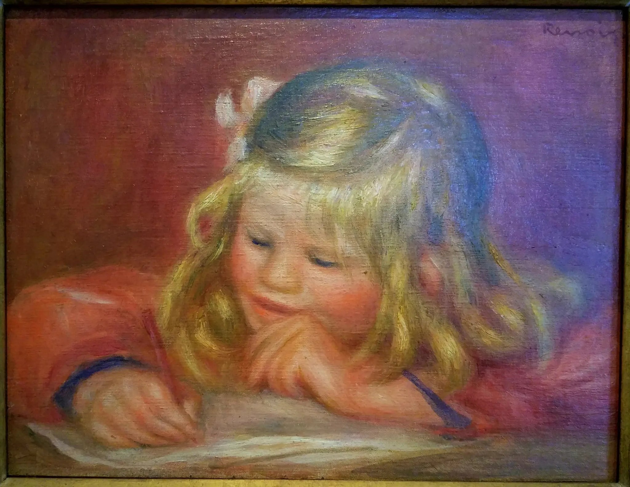 Coco - Pierre-Auguste Renoir image 1 reproduction artisanale de tableau