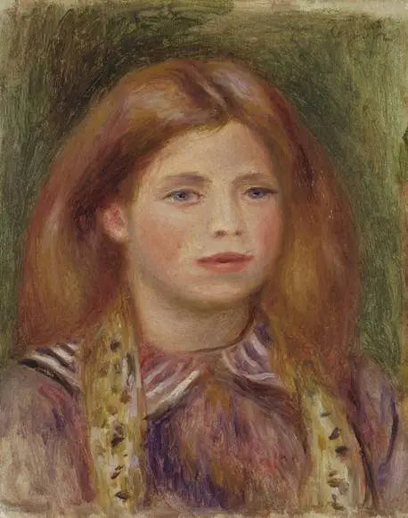 Coco. Portrait de Claude Renoir - Pierre-Auguste Renoir image 1 reproduction artisanale de tableau