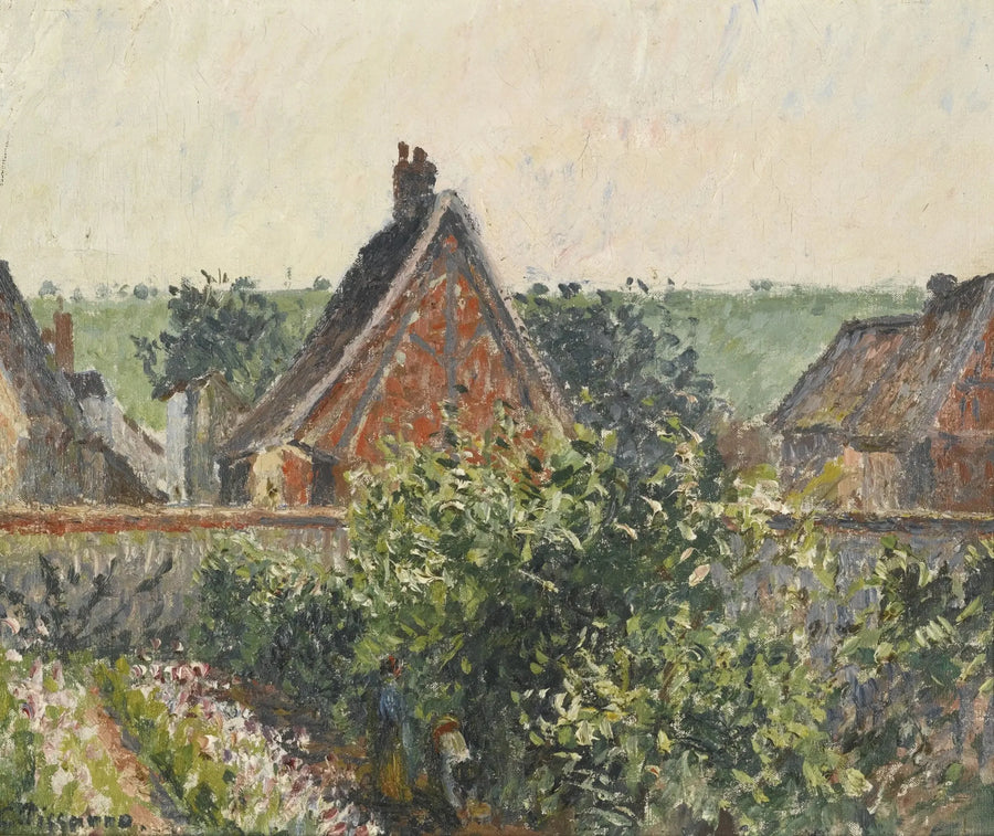 Coin du jardin à Eragny. - Camille Pissarro