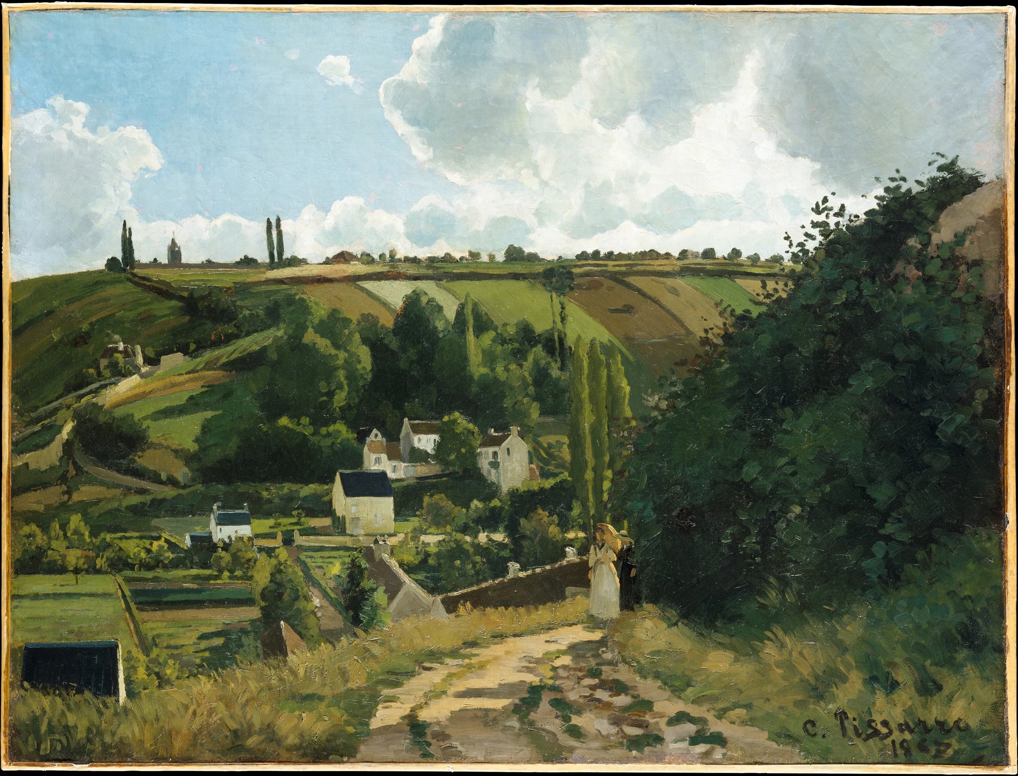 Colline de Jalais, Pontoise - Camille Pissarro