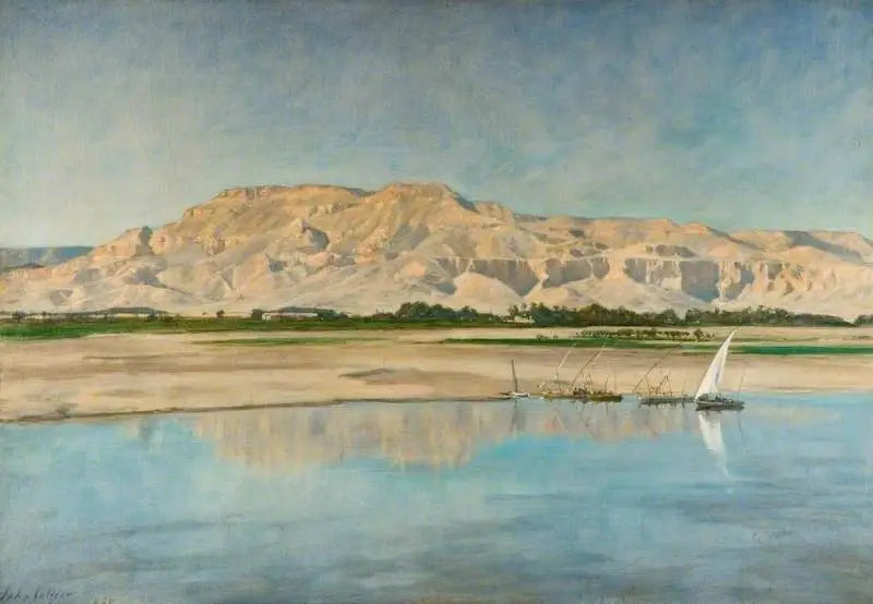 Collines thébaines de Louxor - John Collier image 1 tableau peint à l’huile sur toile
