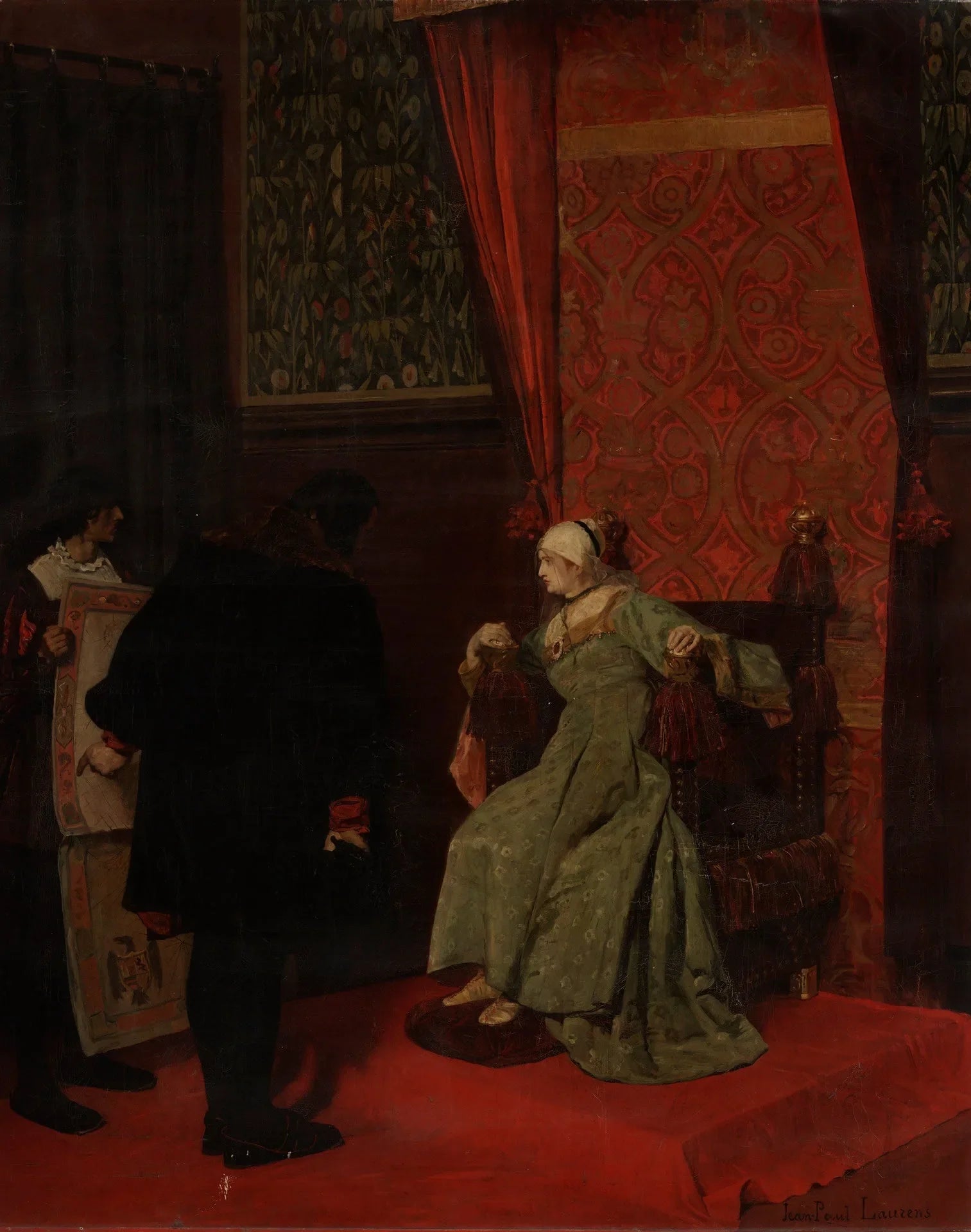 Colomb avant Isabelle - Jean-Paul Laurens image 1 reproduction de peinture à l’huile