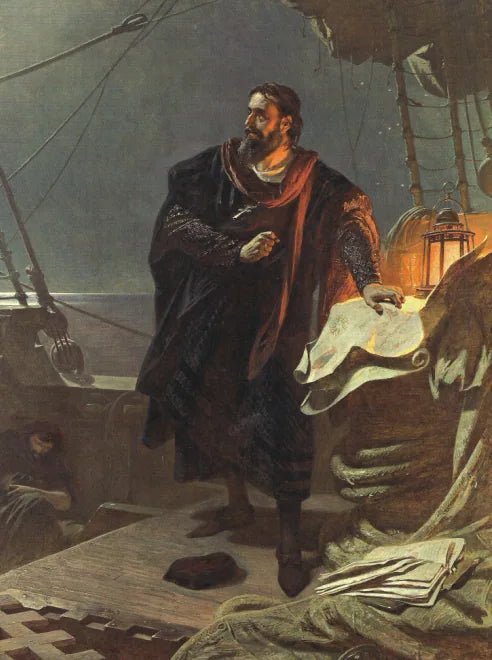 Colomb - Karl von Piloty image 1 tableau peint à l’huile sur toile