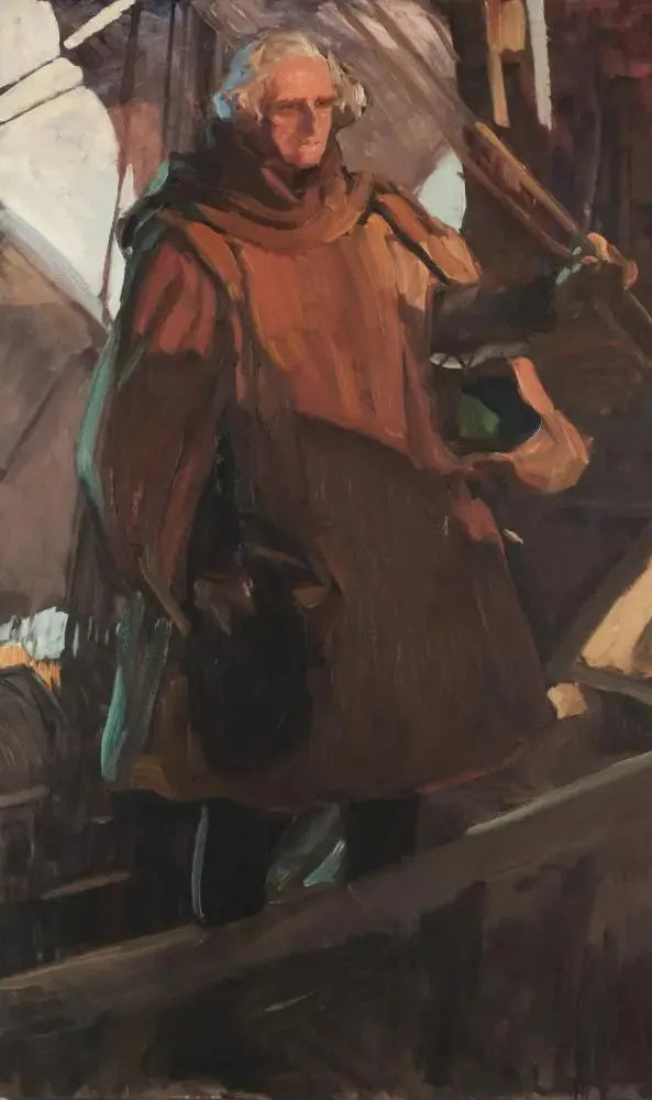 Colomb quittant Palos (à mi-ombre) - Joaquín Sorolla