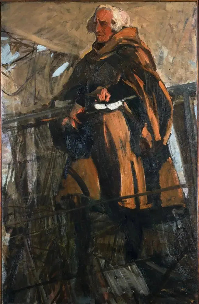 Colomb quittant Palos (profil à gauche) - Joaquín Sorolla