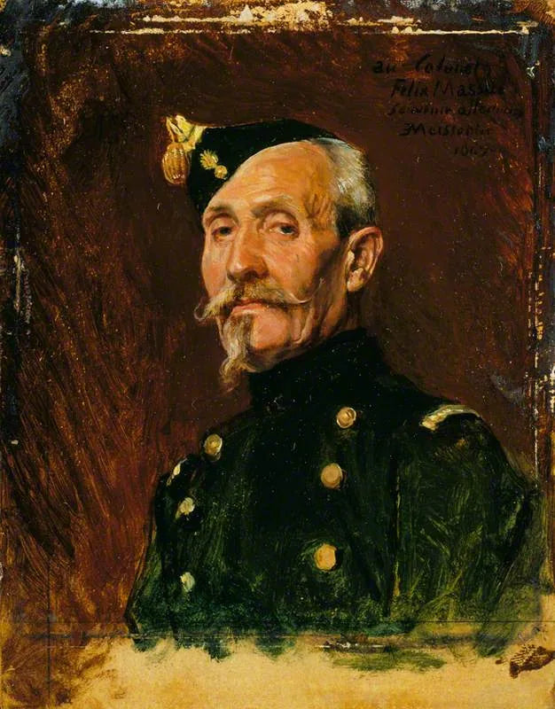 Colonel Félix Massue - Ernest Meissonier image 1 reproduction de peinture à l’huile