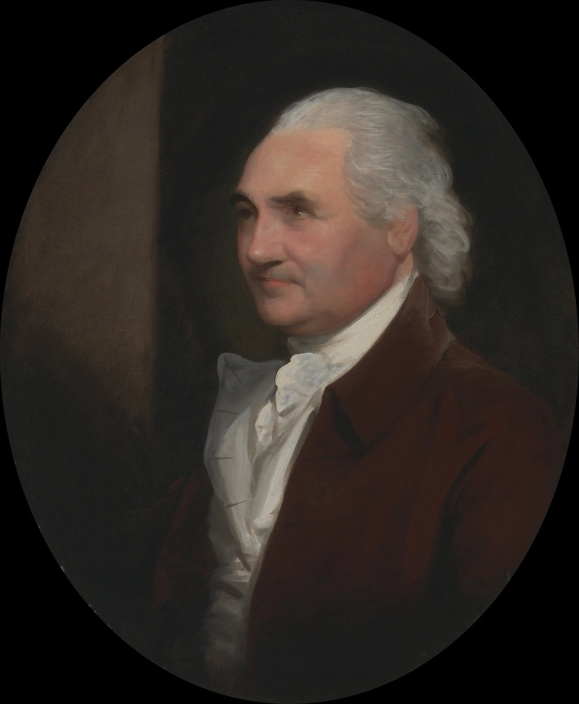 Colonel Isaac Barre - Gilbert Stuart image 1 reproduction artisanale de tableau