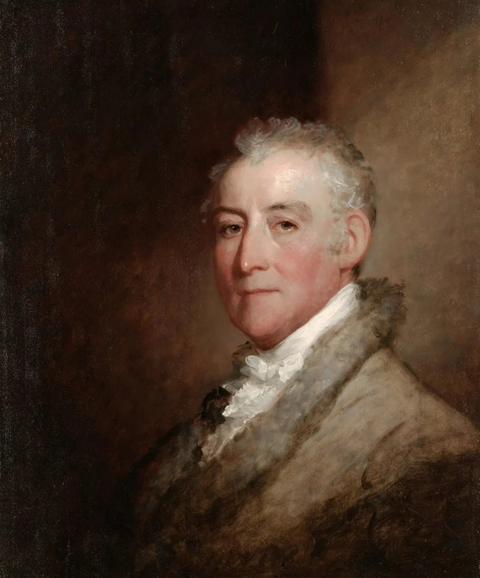 Colonel John Trumbull (1756-1843) - Gilbert Stuart image 1 reproduction artisanale de tableau