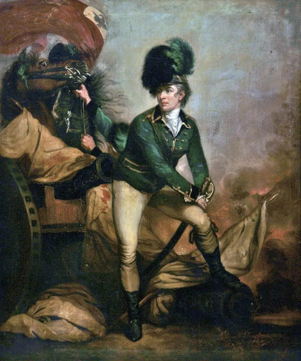 Colonel Sir Banastre Tarleton (1754–1833) - Joshua Reynolds image 1 reproduction de peinture à l’huile
