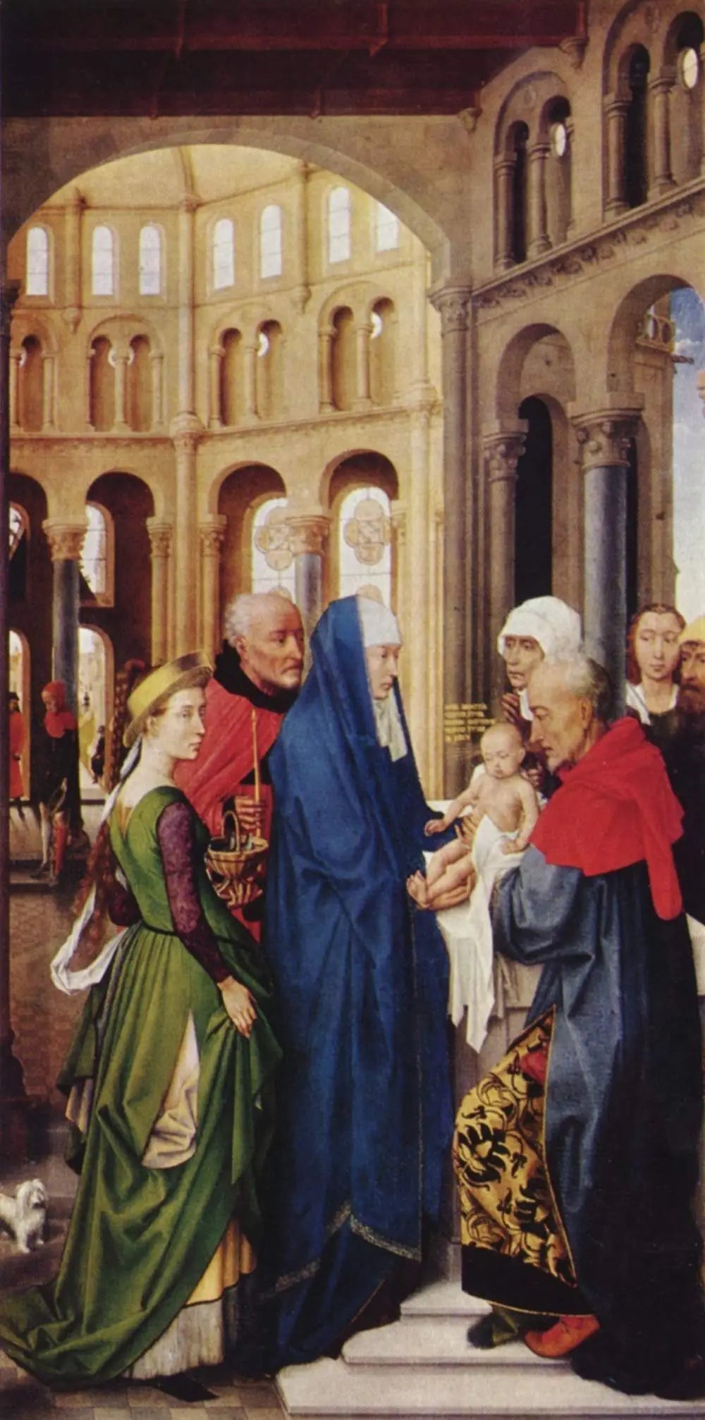 Columba-Altar: Darbringung im Tempel - Rogier van der Weyden image 1 reproduction d’œuvre d’art à l’huile