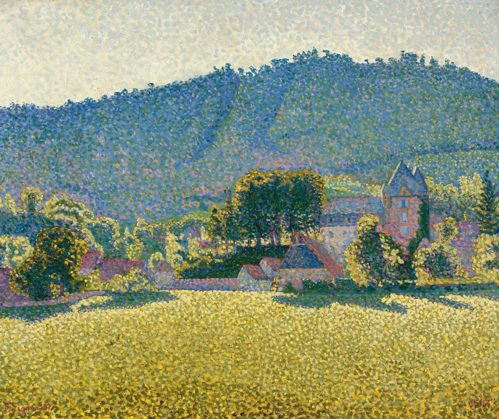 Comblat-le-Château. La Vallée - Paul Signac image 1 tableau peint à l’huile sur toile
