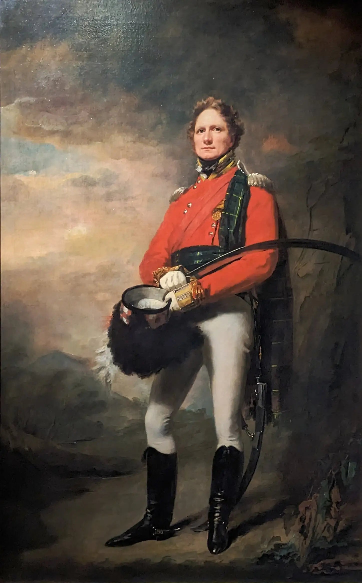 Commandant James Lee Harvey - Henry Raeburn image 1 copie de tableau peinte à la main
