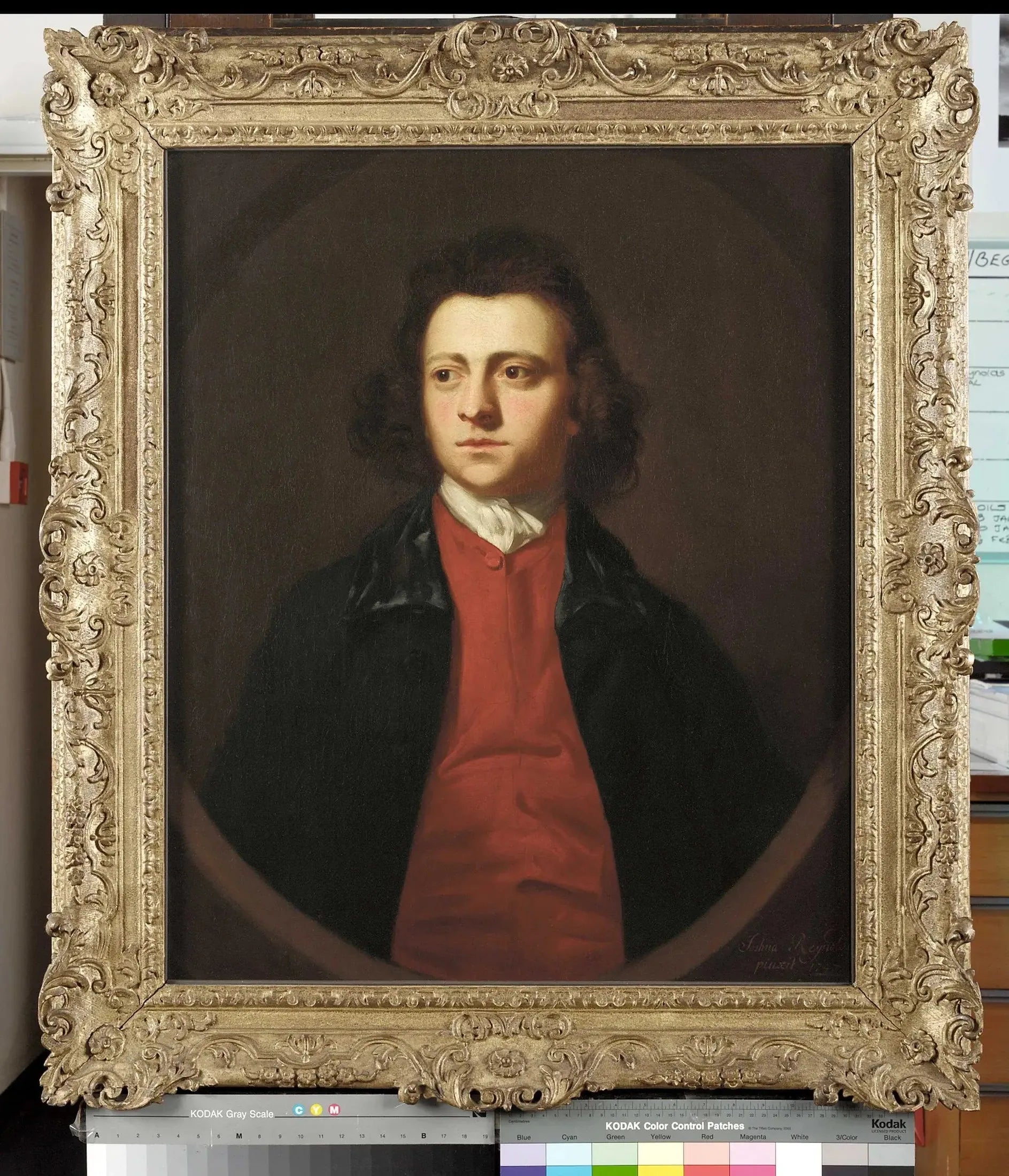 Commandant John Roberts, 1720-1815 - Joshua Reynolds image 1 copie de tableau peinte à la main